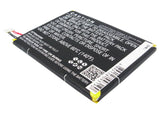 Battery for Blackberry Z3 FIH435573, TLp025A2 3.8V Li-Polymer 2500mAh / 9.50Wh