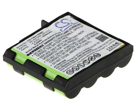 Battery for Compex mi-Theta 600 4H-AA1500, 941210 4.8V Ni-MH 2000mAh / 9.60Wh