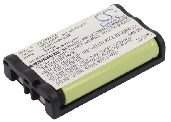 Battery for Uniden CLX502 BBTY0545001, BT0003, BT-0003 3.6V Ni-MH 900mAh / 3.24W