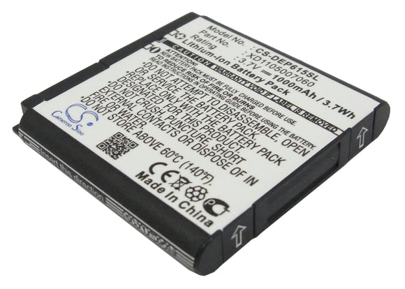 Battery for Doro DP615 XD1105007060 3.7V Li-ion 700mAh / 2.59Wh