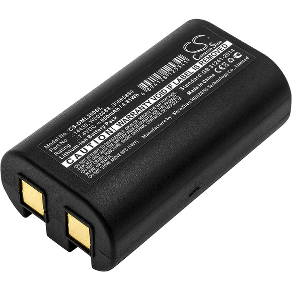 Battery for DYMO 260P 14430, 1758458, S0895880, S0915380, W003688 7.4V Li-ion 65