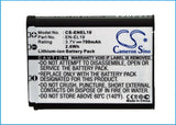 Battery for Nikon Coolpix S3500 EN-EL19 3.7V Li-ion 700mAh / 2.59Wh