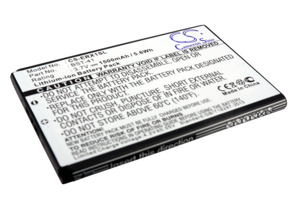 Battery for Sony Ericsson Zeus BST-41 3.7V Li-ion 1500mAh / 5.6Wh