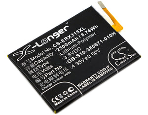 Battery for Sony Ericsson Xperia XA GB-S10-385871-010H 3.8V Li-Polymer 2300mAh /