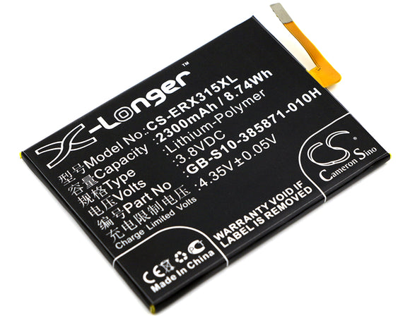Battery for Sony Ericsson Xperia XA LTE GB-S10-385871-010H 3.8V Li-Polymer 2300m