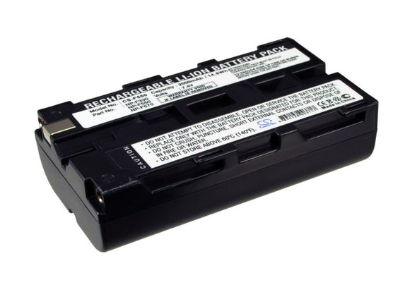 Battery for Sony DSR-PD150 NP-F330, NP-F530, NP-F550, NP-F570 7.4V Li-ion 2000mA