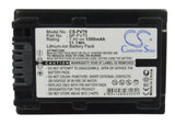 Battery for Sony HDR-CX700V NP-FV70 7.4V Li-ion 1500mAh / 11.1Wh