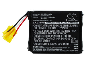 Battery for Garmin forerunner 910XT 361-00057-00, 361-00057-01 3.7V Li-ion 500mA