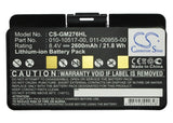 Battery for Garmin 100054300 010-10517-00, 010-10517-01, 011-00955-00 8.4V Li-io