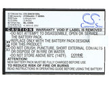 Battery for GIONEE C610 BL-C006 3.8V Li-ion 2100mAh / 7.98Wh