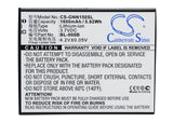 Battery for GIONEE GN150 BL-008B 3.7V Li-ion 1600mAh / 5.92Wh