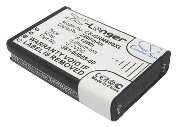 Battery for Garmin Alpha 100 handheld 010-11599-00, 010-11654-03, 361-00053-00, 