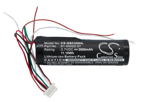 Battery for Garmin StreetPilot C550 361-00022-00, 361-00022-05, 361-00022-07, IA