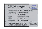 Battery for ArcMoile Velocity 3.7V Li-ion 2000mAh / 7.40Wh