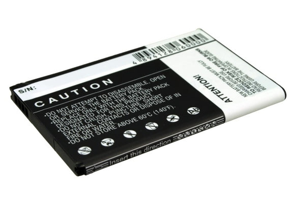 Battery for HTC Mozart 35H00140-00M, 35H00140-01M, BA S450 3.7V Li-ion 1500mAh /