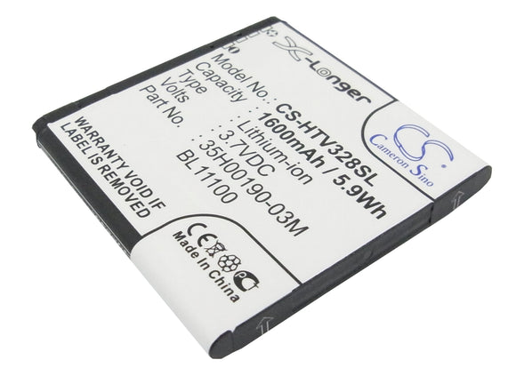Battery for HTC Desire VC 35H00177-00M, 35H00190-00M, 35H00190-02M, 35H00190-03M