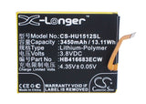 Battery for HUAWEI Angler HB416683ECW 3.8V Li-Polymer 3450mAh / 13.11Wh