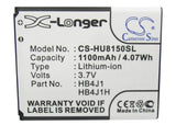 Battery for VODAFONE 845 HB4J1, HB4J1H 3.7V Li-ion 1100mAh / 4.07Wh