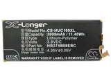 Battery for HUAWEI Ascend G7 HB3748B8EBC 3.8V Li-Polymer 3000mAh / 11.40Wh