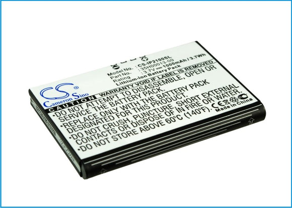 Battery for HP iPAQ 2100 310798-B21, 311949-001, 35H00013-00 3.7V Li-ion 1000mAh