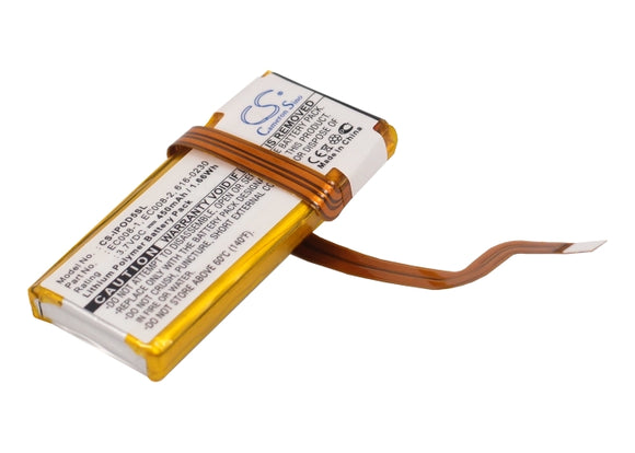 Battery for Apple iPod G5 30GB MA146J-A 616-0227, 616-0229, 616-0230, 616-0392, 