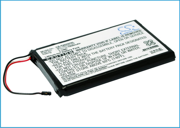 Battery for Garmin Nuvi 2447 LMT 361-00035-03, 361-00035-07 3.7V Li-ion 1000mAh 