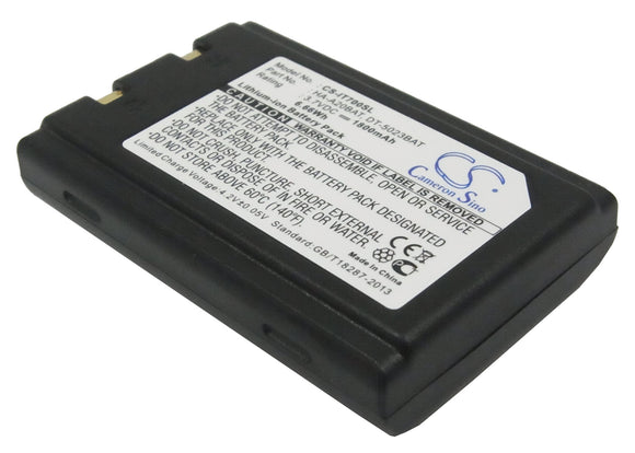 Battery for Symbol PPT2837 21-58236-01, CA50601-1000, DT-5023BAT, DT-5024LBAT 3.