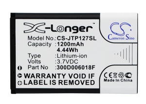 Battery for CALIBER DAB plusFM Receiver HPG 316D 3.7V Li-ion 1200mAh / 4.44Wh