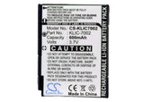 Battery for Kodak EasyShare V530 Zoom KLIC-7002 3.7V Li-ion 420mAh / 1.55Wh