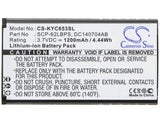 Battery for Kyocera C6530N DC140704AB, SCP-62LBPS 3.7V Li-ion 1200mAh / 4.44Wh