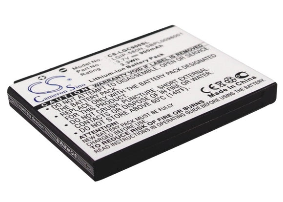 Battery for LG Lotus Elite LX610 LGIP-580N, SBPL0098001, SBPL0098701 3.7V Li-ion