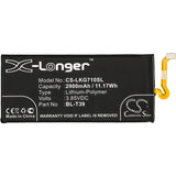 Battery for LG LMG710EAW BL-T39, EAC63878401 3.85V Li-Polymer 2900mAh / 11.17Wh