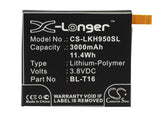 Battery for LG H950 BL-T16, EAC62718201 3.8V Li-Polymer 3000mAh / 11.40Wh