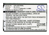 Battery for LG Optimus Dynamic 2 BL-44JH, EAC61839001, EAC61839006 3.7V Li-ion 1