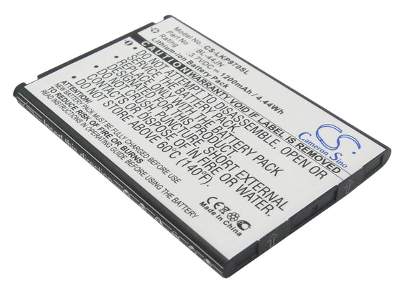 Battery for LG P692 1ICP5-44-65, BL-44JN, EAC61679601, EAC61700012 3.7V Li-ion 1