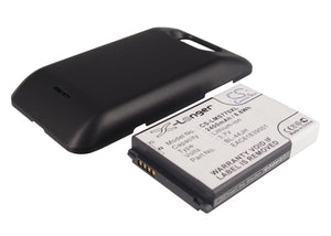 Battery for LG Optimus Fuel BL-44JH, EAC61839001, EAC61839006 3.7V Li-ion 2400mA