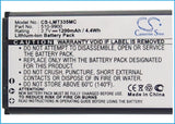 Battery for Liquid Image Impact 367 055, 510-9900 3.7V Li-ion 1200mAh / 4.44Wh
