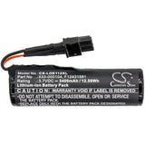 Battery for Logitech S-00166 533-000104, F12431581 3.7V Li-ion 3400mAh / 12.58Wh