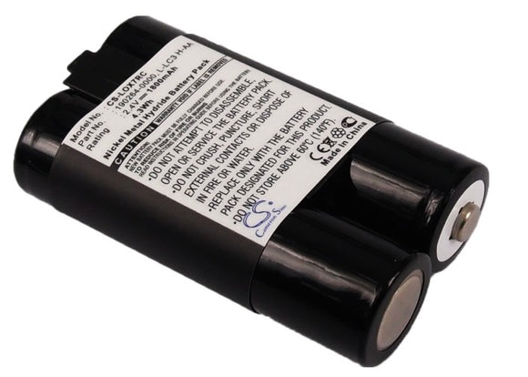 Battery for Logitech LX700 190264-0000, L-LC3 H-AA, L-LC3H-AA 2.4V Ni-MH 1800mAh