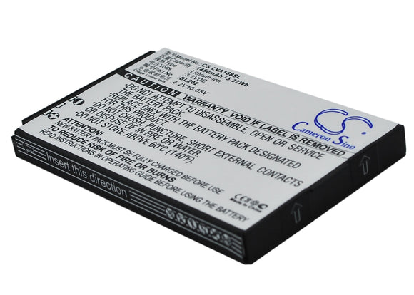 Battery for Lenovo MA169 BL202 3.7V Li-ion 1450mAh / 5.37Wh