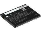 Battery for Lenovo A2800-D BL233 3.7V Li-ion 1350mAh / 5.00Wh