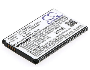 Battery for LG K4 LTE BL-49JH, EAC63138801 3.7V Li-ion 1700mAh / 6.29Wh