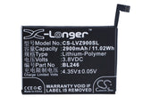 Battery for Lenovo Vibe Max Z90-3 BL246 3.8V Li-Polymer 2900mAh / 11.02Wh