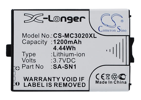 Battery for Sagem MC3016 251212309, SA-SN1, SA-SN2, SA-SN3 3.7V Li-ion 1200mAh /