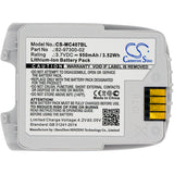 Battery for Motorola CS4070-SR 82-97300-02, BTRY-CS40EAB00-04 3.7V Li-ion 950mAh