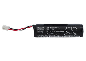 Battery for MIDLAND ER200 BATT20L 3.7V Li-ion 2200mAh / 8.14Wh