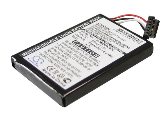 Battery for Mitac Mio Spirit 485 541380530005, 541380530006, BL-LP1230-11-D00001