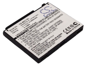 Battery for Motorola SLVR L7 77856, BC60, CFNN1041, SNN5768, SNN5768A, SNN5779A,