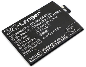 Battery for Xiaomi Max 2 BM50 3.85V Li-Polymer 5300mAh / 20.41Wh