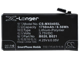 Battery for Meizu M040 B020, B021, BO22 3.75V Li-Polymer 1750mAh / 6.56Wh